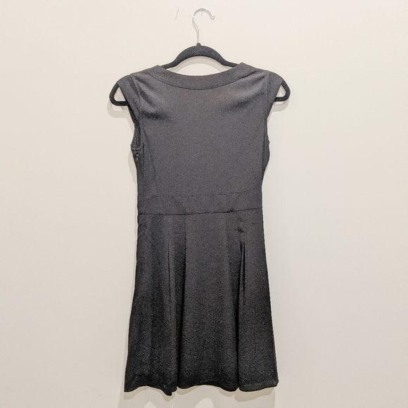 RXPRESS classic black midi dress pleated - Picture 3 of 4
